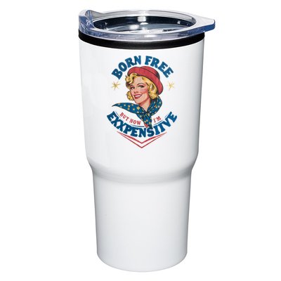 Born Free But Now Im Expensive Funny Fourth Of July 4th Of July Tumbler