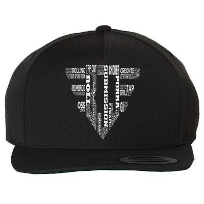 Bjj For Bjj Fighter Slang Brazilian Jiu Jitsu Wool Snapback Cap