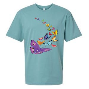 Butterfly Flying Butterfly Wings Shirts Sueded Cloud Jersey T-Shirt