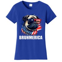 Bruhmerica French Bulldog Usa American Flag Distressed Great Gift Women's T-Shirt