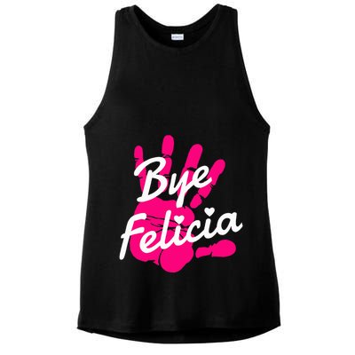 Bye Felicia Ladies PosiCharge Tri-Blend Wicking Tank