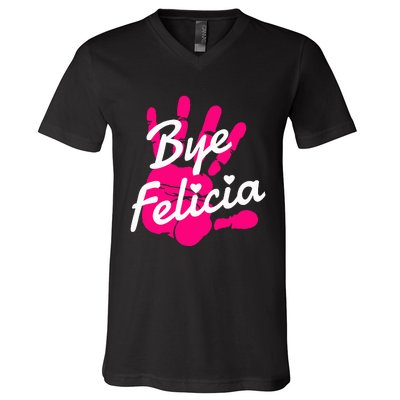 Bye Felicia V-Neck T-Shirt