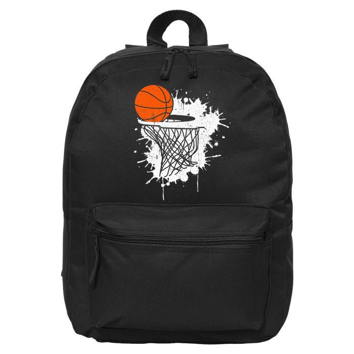Basketball Fan Basketball Player Sport Basketball 16 in Basic Backpack