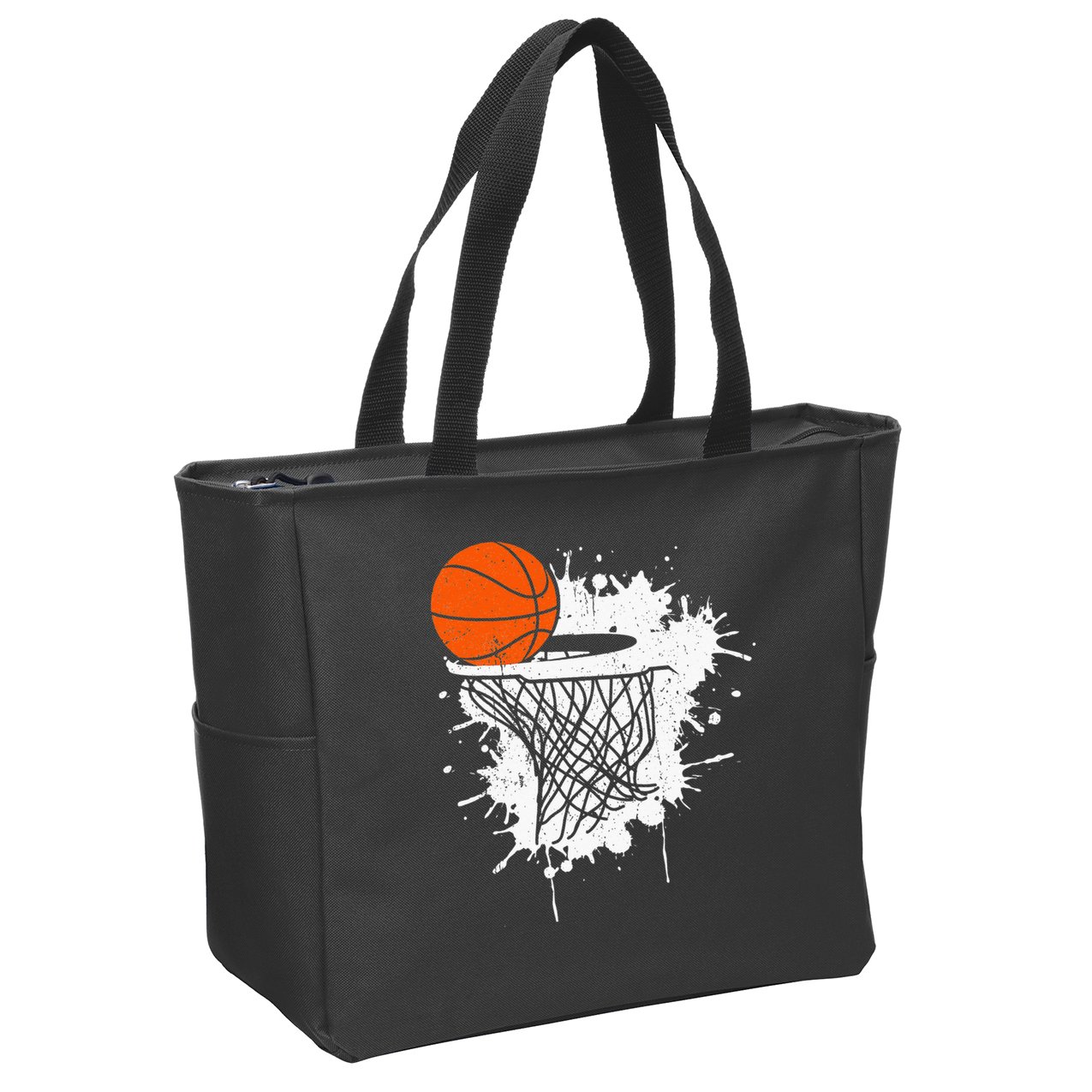Basketball Fan Basketball Player Sport Basketball Zip Tote Bag