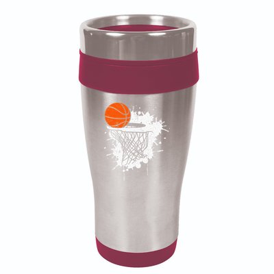 Basketball Fan Basketball Player Sport Basketball 16oz Travel Tumbler