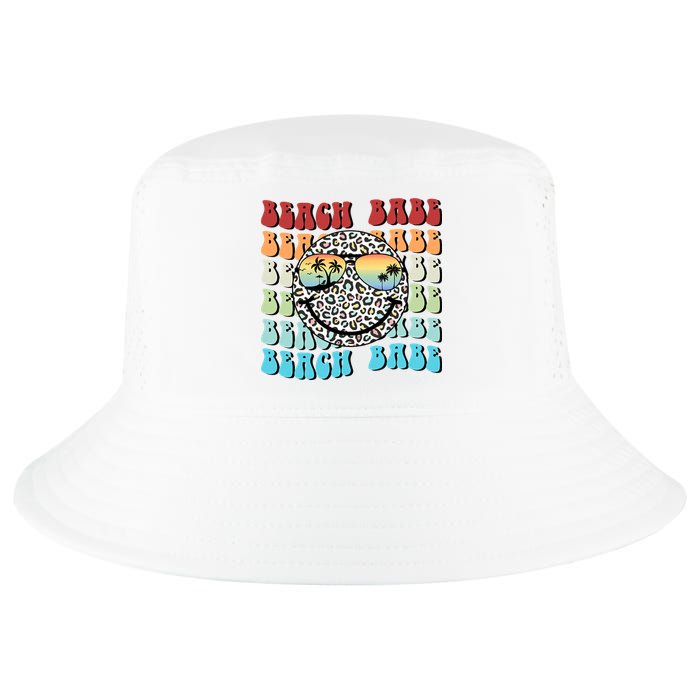 Beach Funny Babe Summer Retro Vacation Beach And Summer Leopard Cool Comfort Performance Bucket Hat