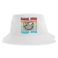 Beach Funny Babe Summer Retro Vacation Beach And Summer Leopard Sustainable Bucket Hat