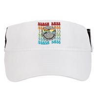 Beach Funny Babe Summer Retro Vacation Beach And Summer Leopard Adult Drive Performance Visor