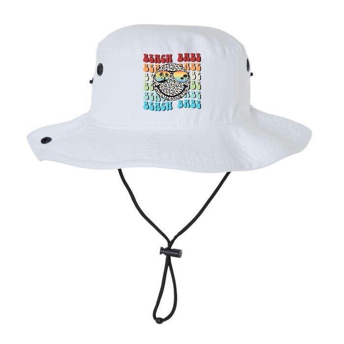 Beach Funny Babe Summer Retro Vacation Beach And Summer Leopard Bucket Hat
