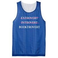 Booktrovert Funny Book Lover Reading Enthusiast Great Gift Mesh Reversible Basketball Jersey Tank