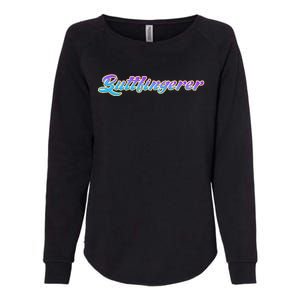 B.U.T.T.Fi.N.G.E.R.E.R Funny Bar Parody Humor S Womens California Wash Sweatshirt