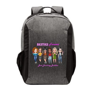 Besties Forever Best Drinking Buddies Kawaii Chibi Anime Vector Backpack