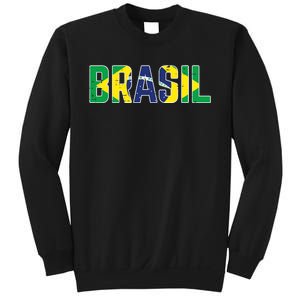 Brasil Flag Brazilian Soccer Fan Sweatshirt