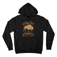 Buffalo Funny Bison Do Not Pet The Fluffy Cows Hoodie