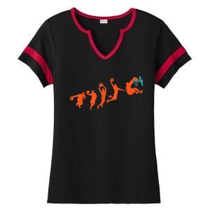 Basketball For Basketball Player Basketballer Ladies Halftime Notch Neck Tee