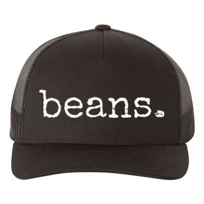 Beans Funny Barista Coffee Bean Espresso Bean Bean Lover Yupoong Adult 5-Panel Trucker Hat