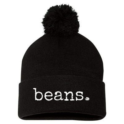 Beans Funny Barista Coffee Bean Espresso Bean Bean Lover Pom Pom 12in Knit Beanie