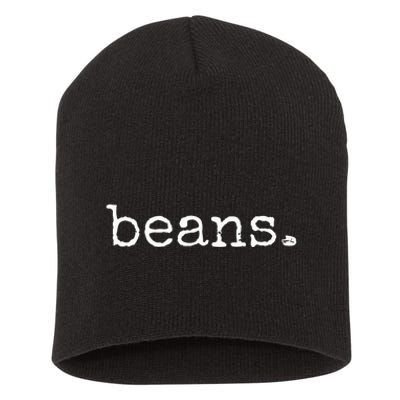 Beans Funny Barista Coffee Bean Espresso Bean Bean Lover Short Acrylic Beanie