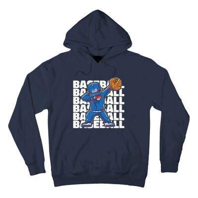 Baseball For Boy, Dabbing Baseball Player Tall Hoodie