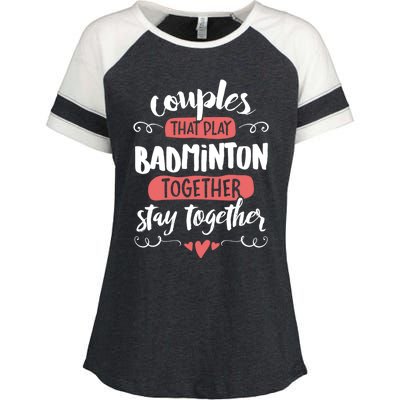 Badminton For Badminton Lovers! Gift Enza Ladies Jersey Colorblock Tee