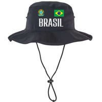 Brasil Flag Brazil Football Soccer Fan Legacy Cool Fit Booney Bucket Hat