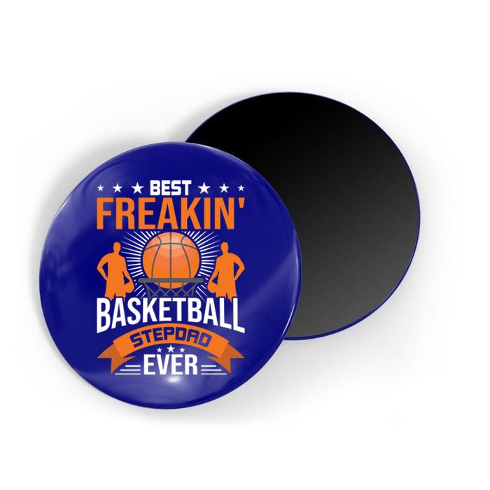 Best Freakin' Basketball Stepdad Ever Stepdad Cool Gift Magnet