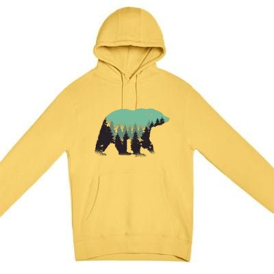 Bear Forest Premium Pullover Hoodie