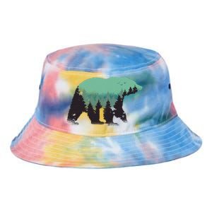 Bear Forest Tie Dye Newport Bucket Hat