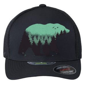 Bear Forest Flexfit Unipanel Trucker Cap