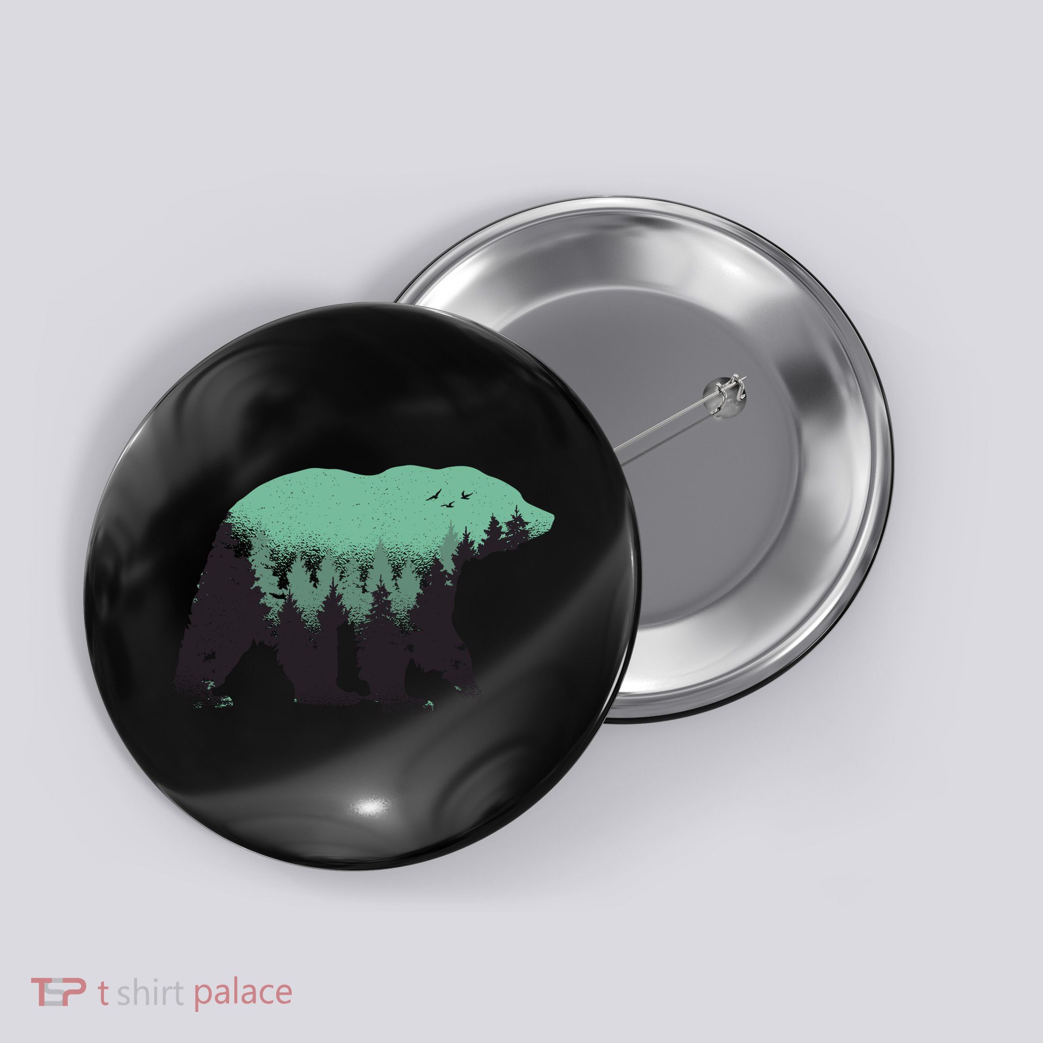 Bear Forest Button