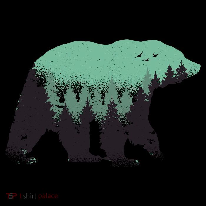 Bear Forest Button