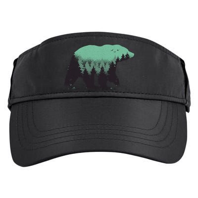 Bear Forest Adult Drive Performance Visor