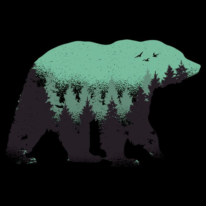 Bear Forest Bucket Hat