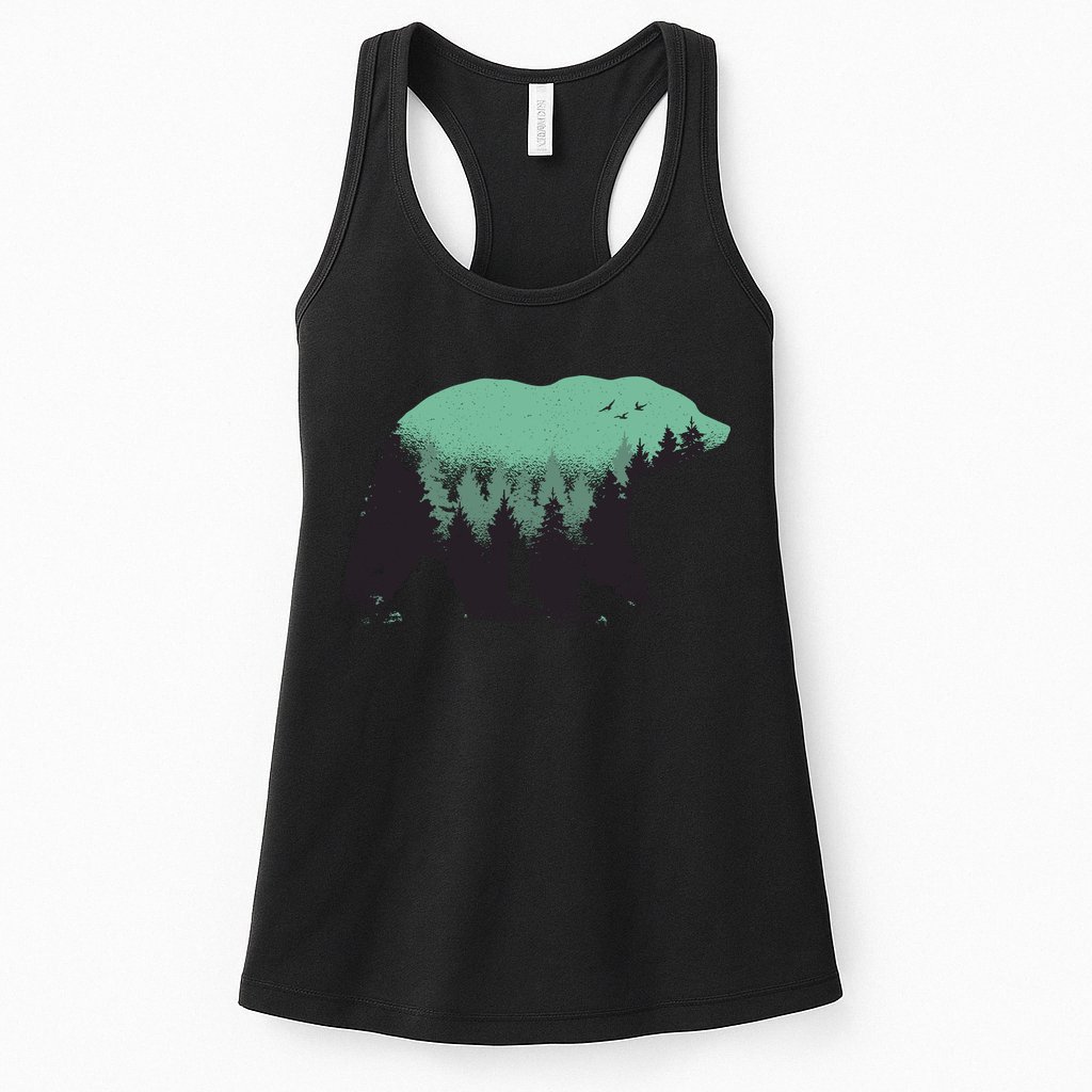 Bear Forest Womens Tank Top