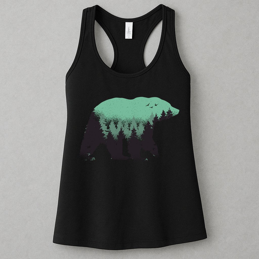 Bear Forest Womens Tank Top