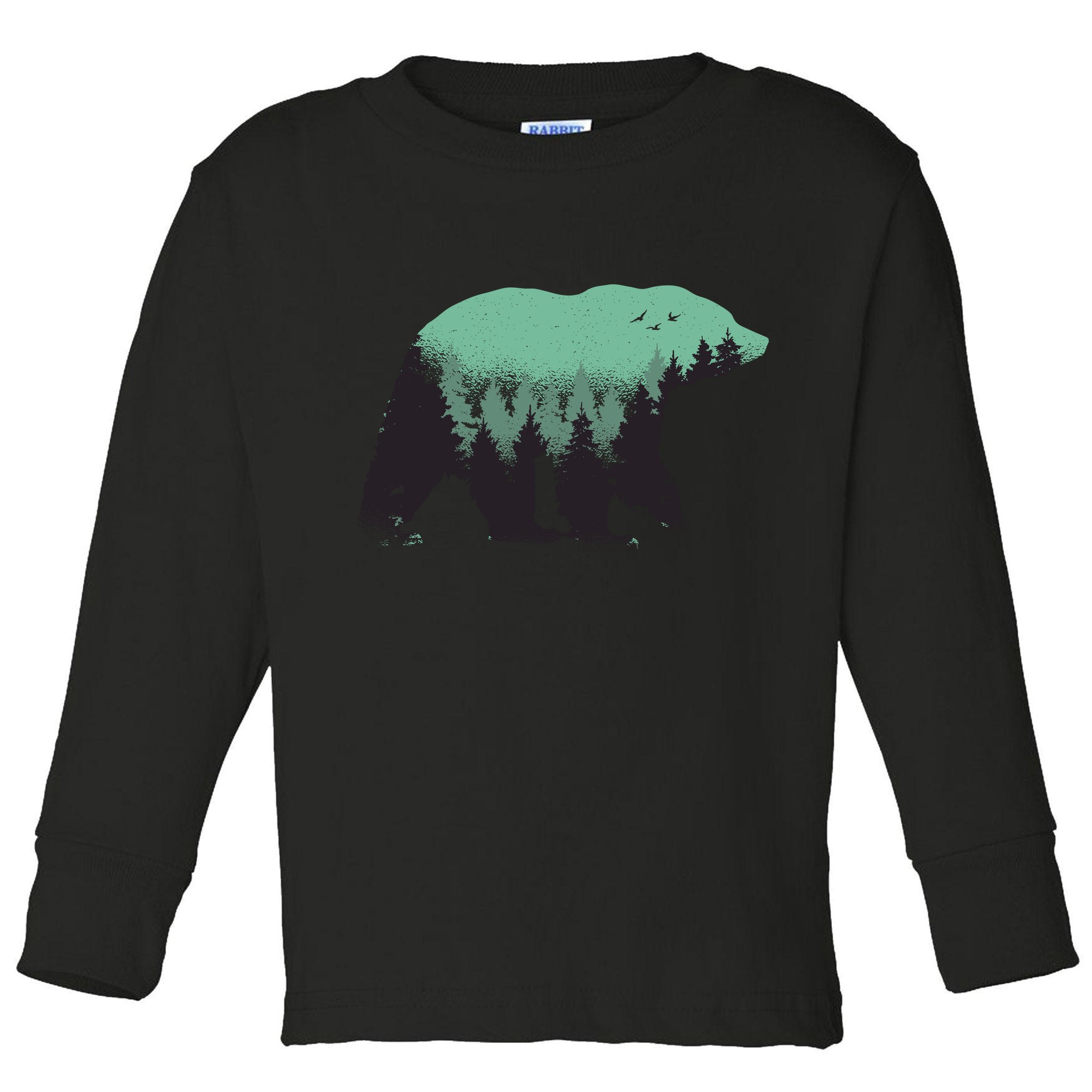 Bear Forest Toddler Long Sleeve Shirt