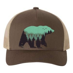 Bear Forest Yupoong Adult 5-Panel Trucker Hat