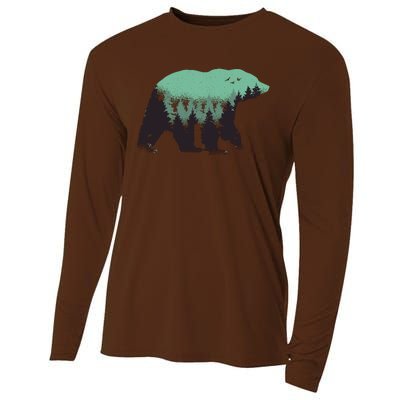 Bear Forest Cooling Performance Long Sleeve Crew