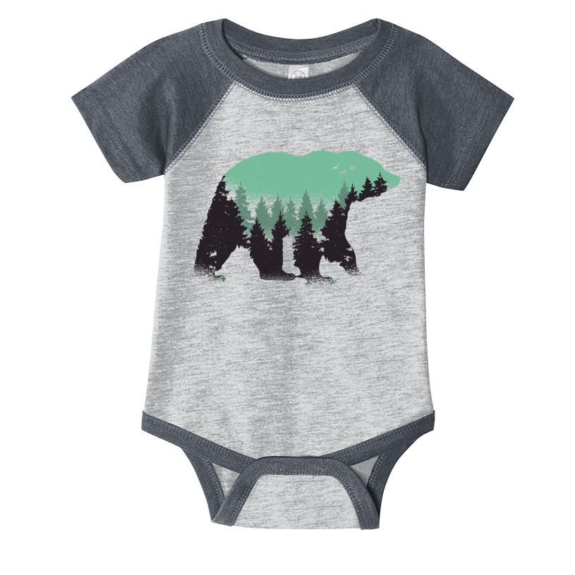 Bear Forest Infant Baby Jersey Bodysuit