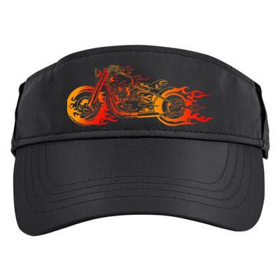 Bruning Fire Bobber Motorcycle Chopper Biker Motorbike Adult Drive Performance Visor