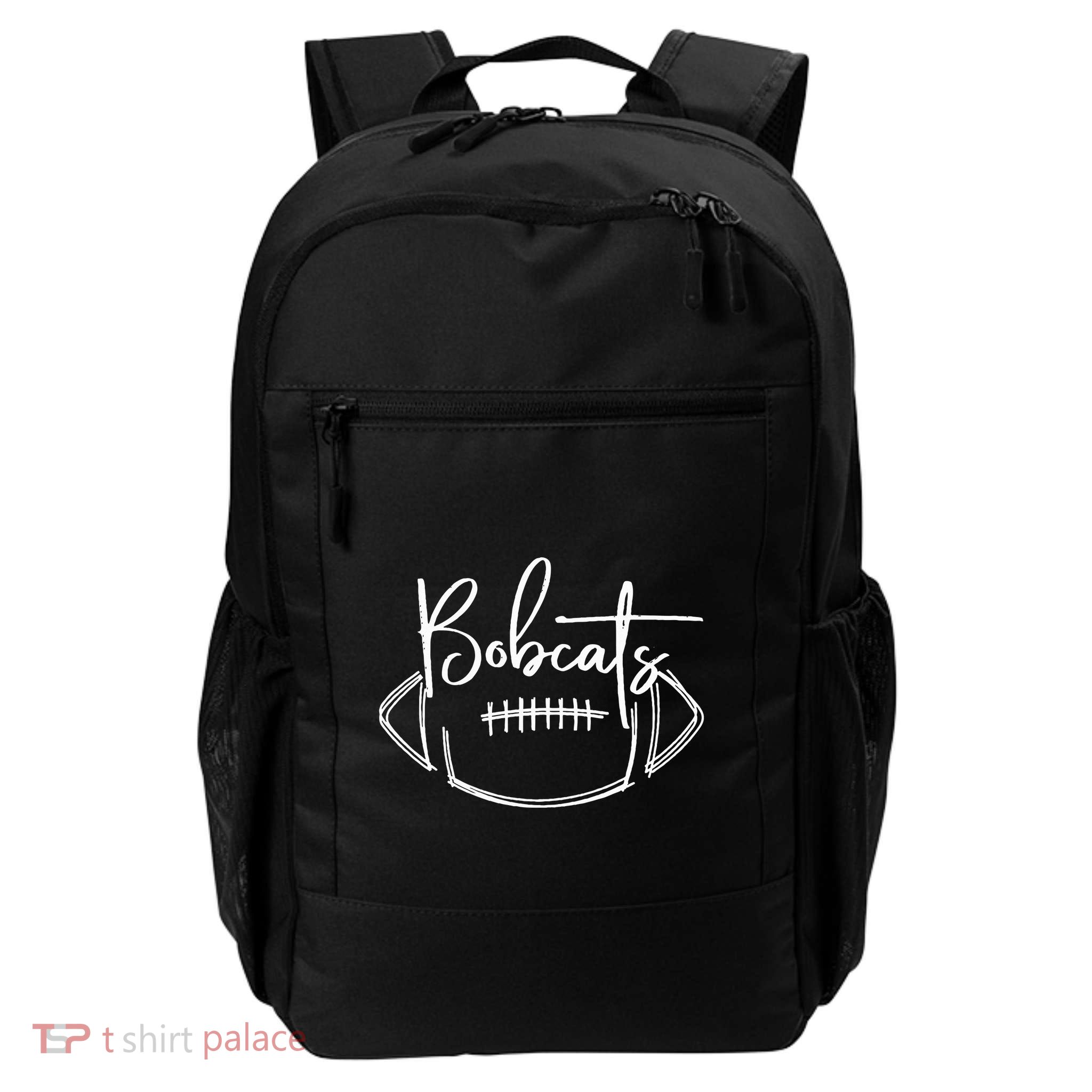 Bobcats Football Bobcat Pride School Spirit Sports Football Daily Commute Backpack