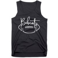 Bobcats Football Bobcat Pride School Spirit Sports Football Tank Top