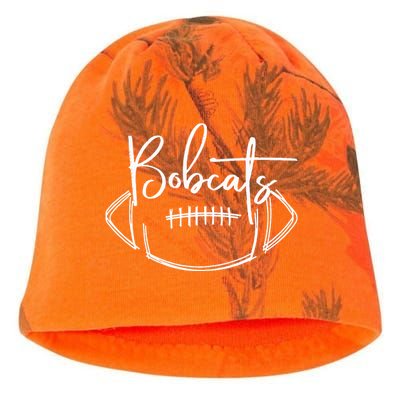 Bobcats Football Bobcat Pride School Spirit Sports Football Kati - Camo Knit Beanie