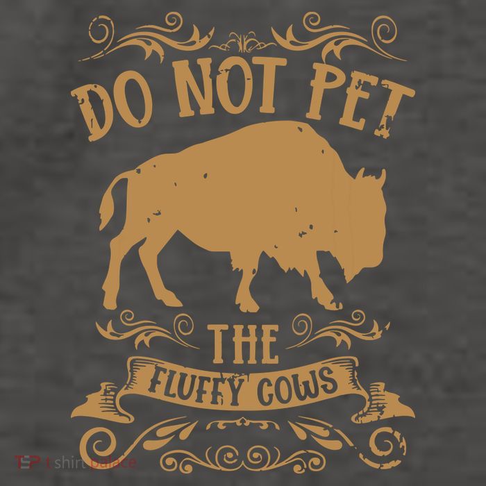 Buffalo Funny Bison Do Not Pet The Fluffy Cows Vector Backpack