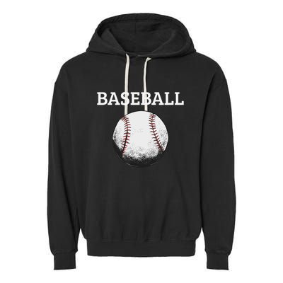 BASEBALL FAN Garment-Dyed Fleece Hoodie