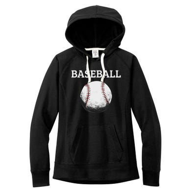 BASEBALL FAN Women's Fleece Hoodie