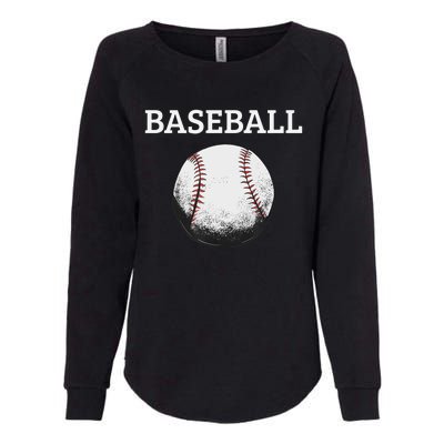 BASEBALL FAN Womens California Wash Sweatshirt