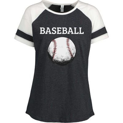 BASEBALL FAN Enza Ladies Jersey Colorblock Tee