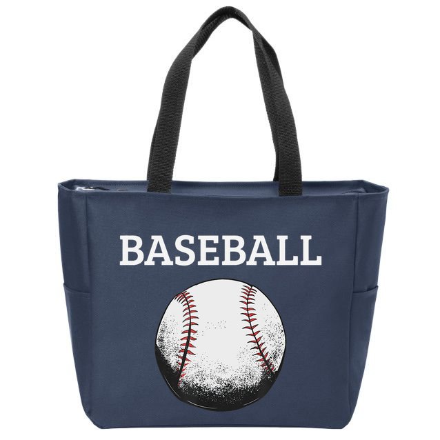 BASEBALL FAN Zip Tote Bag