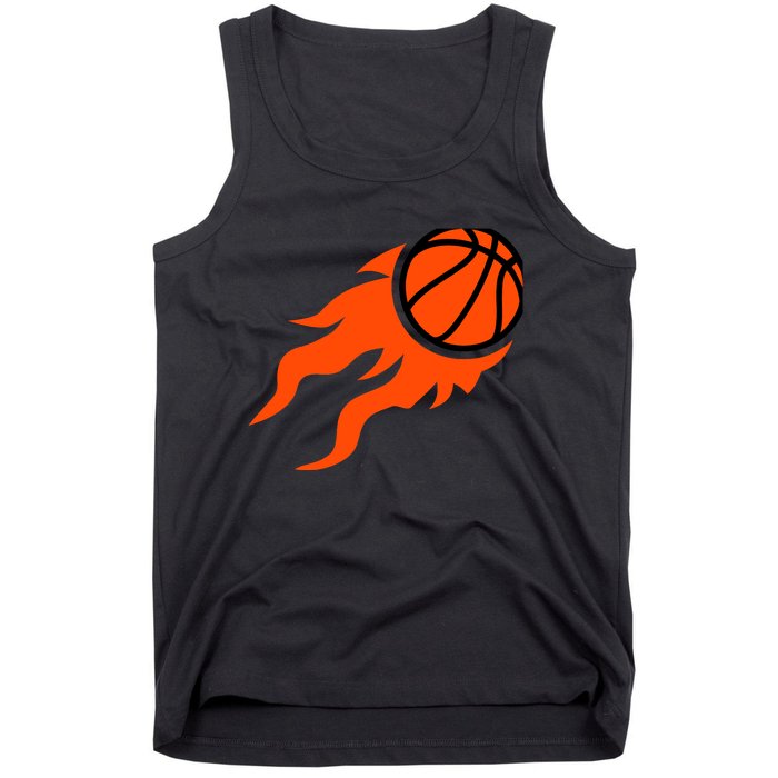 Basketball flames Tank Top